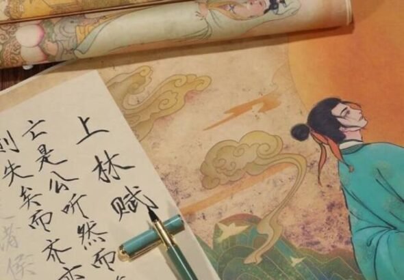 Shanglin-Fu-Chinese-Calligraphy-Practicing-Scroll-Copybooks-630x630